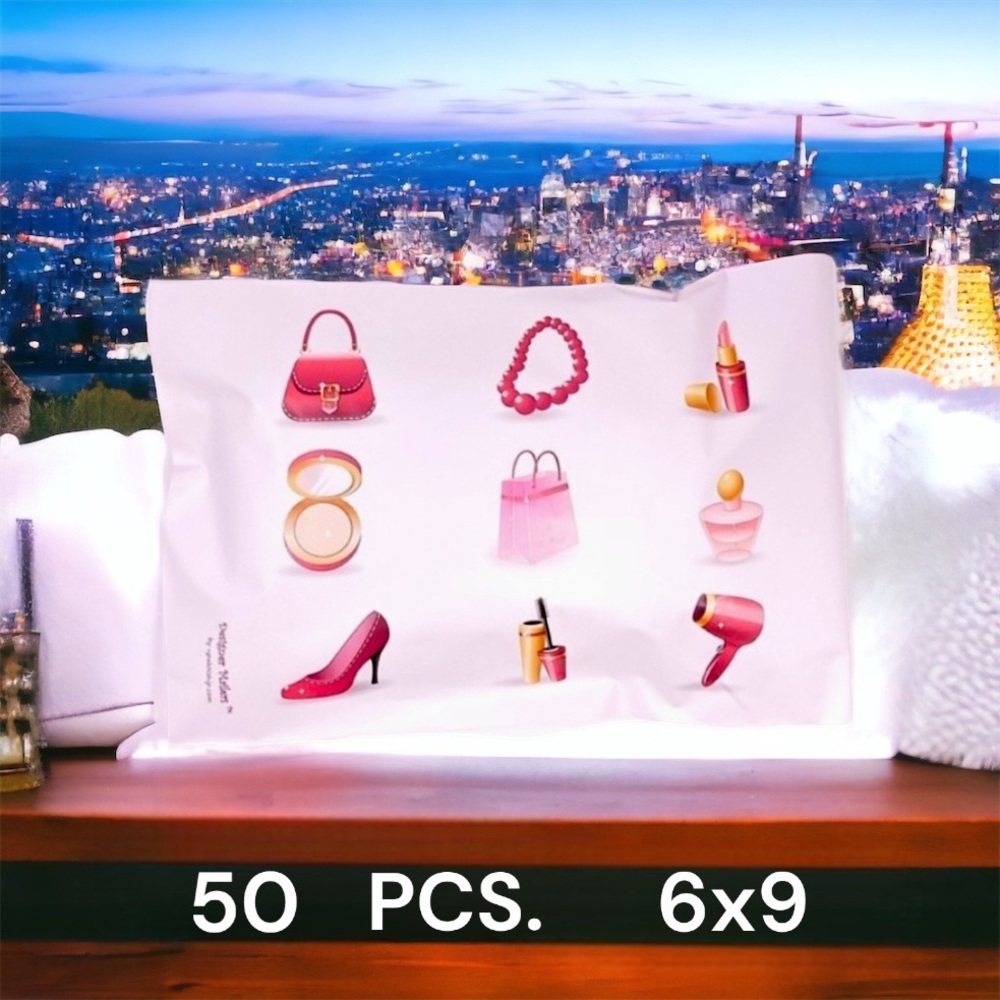 50 6X9 Poly Mailers Makeup Shipping Envelopes PRICE IS FIRM - Picture 2 of 8
